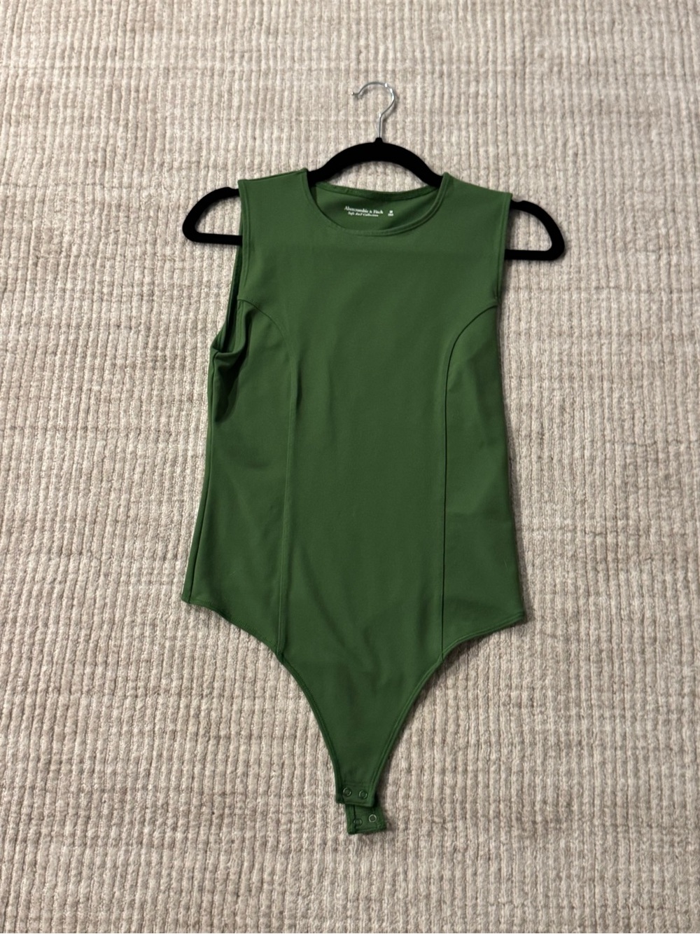 Abercrombie & Fitch Soft A&F Collection Black Sleeveless Bodysuit